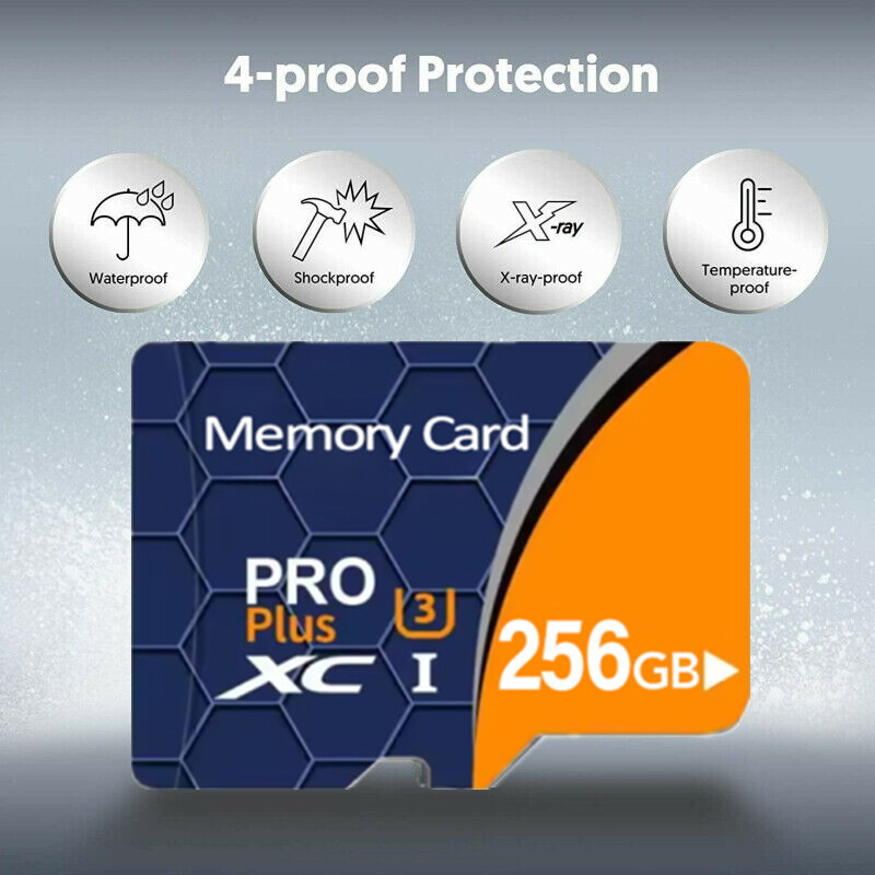128GB 256GB Micro SD Card Memory Card TF Card with Free Adapter High Speed Lot