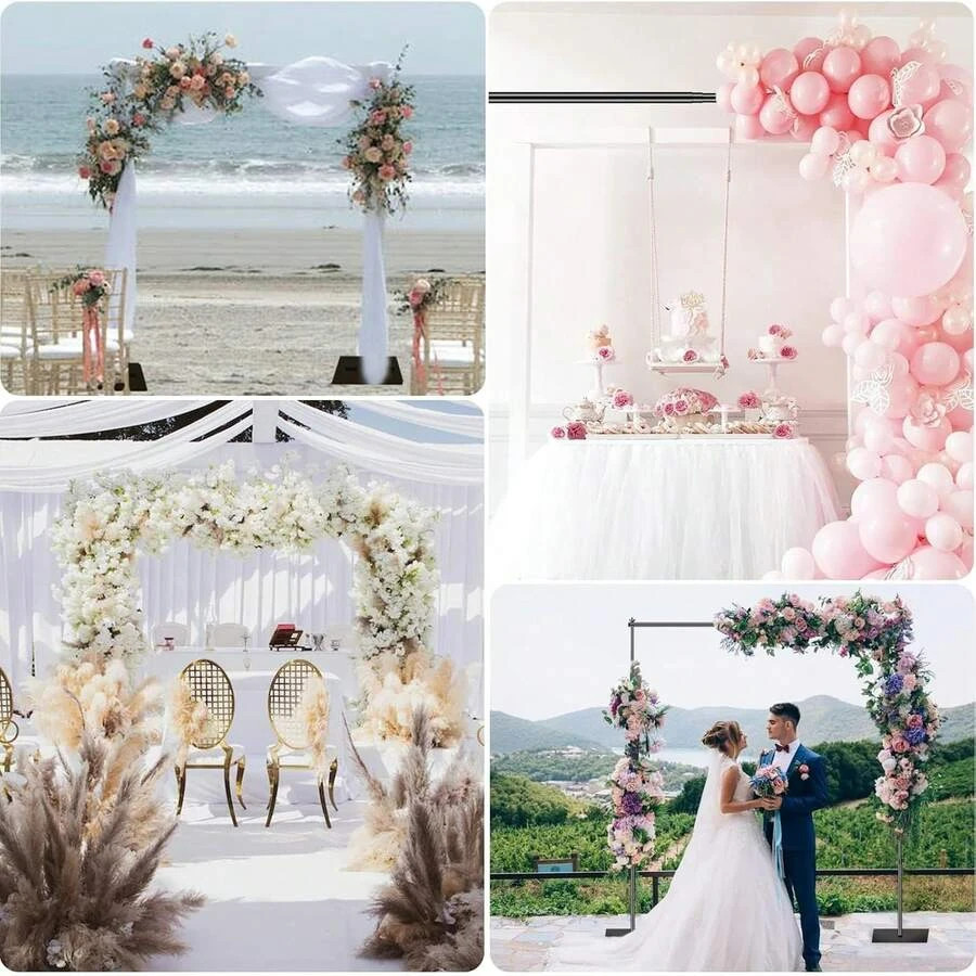 10×6.5ft Photo Backdrop Stand & Projector Screen Support, Adjustable Heavy Duty