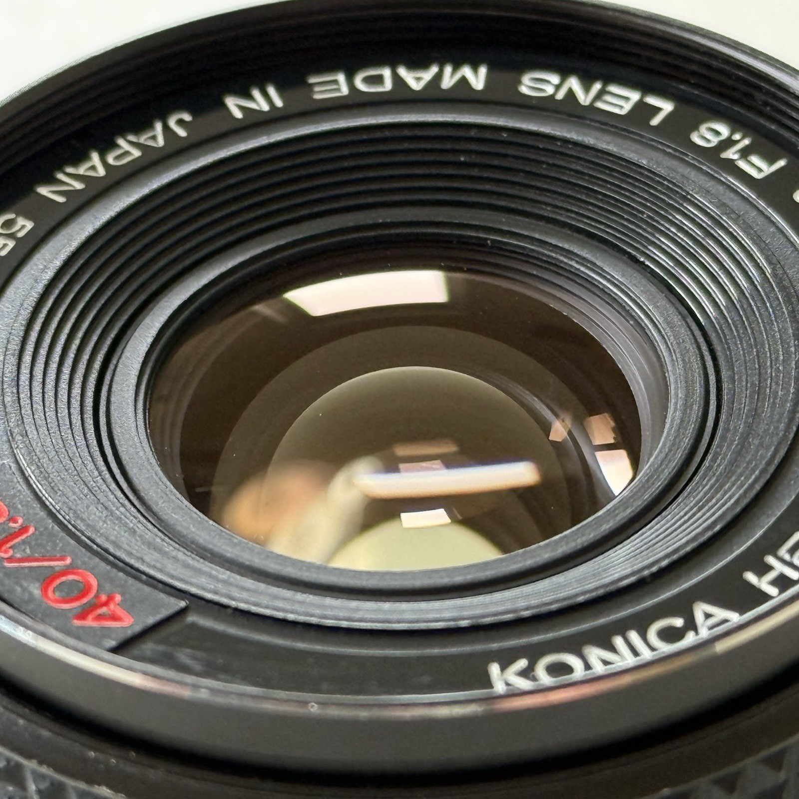 Konica Hexanon AR 40mm F1.8 MF Pancake Lens AR Mount N Mint+