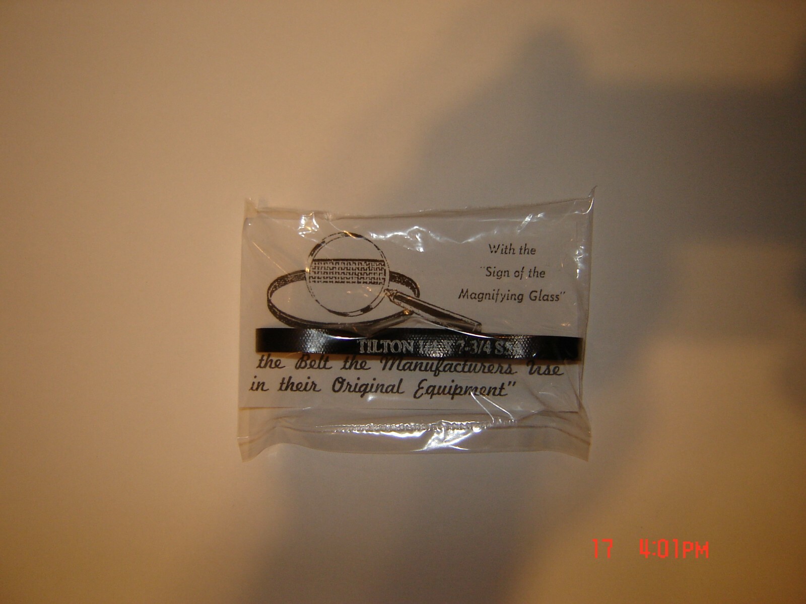 Wards 806 807 809 810 Projector Belt Tilton 1/4 X 7-3/4 Motor Drive Belt ,New