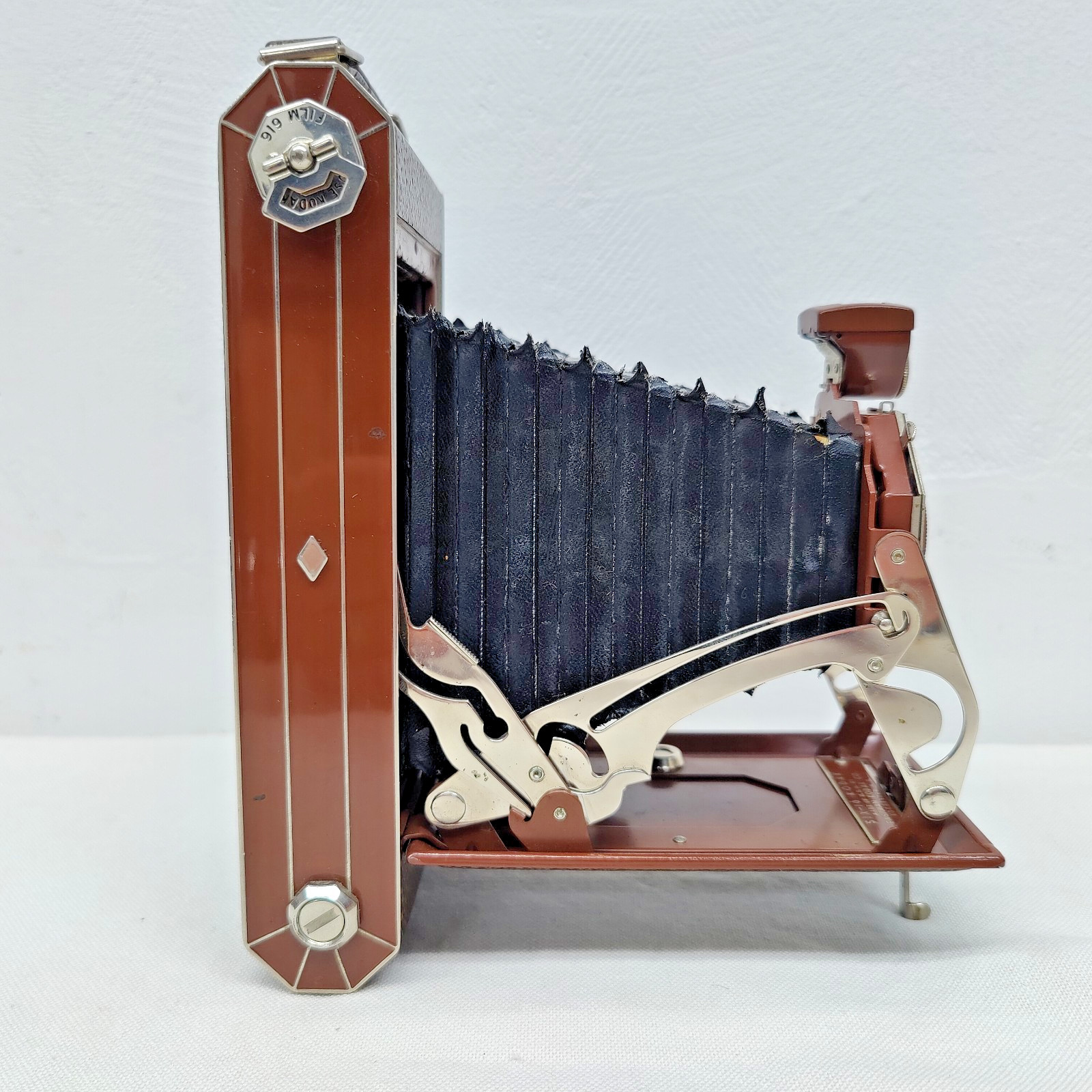 Vintage Eastman Kodak No 1 Kodal Six -16 Brown Art Deco Folding Vest Camera