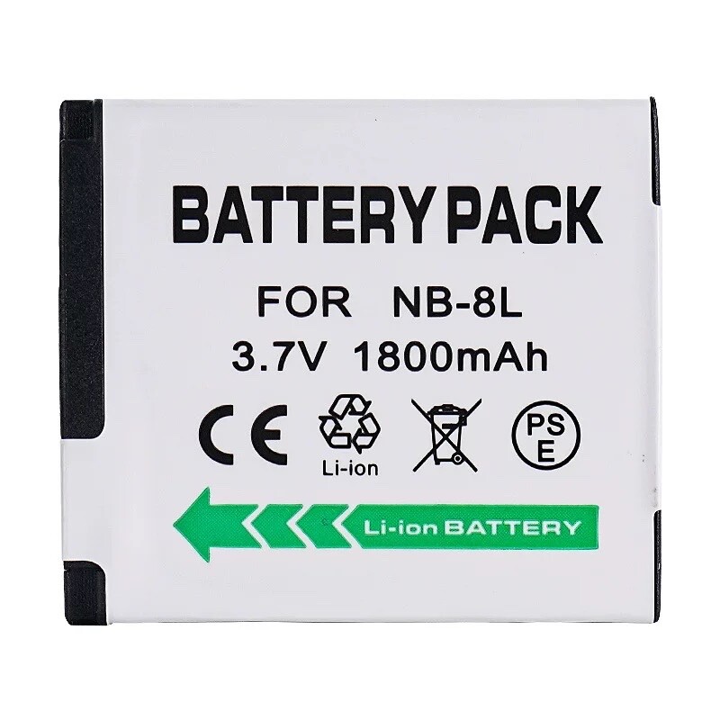 1Pack NB-8L Battery NB8L for Canon PowerShot A2200, A3000 IS, A3100 IS, A3150 IS