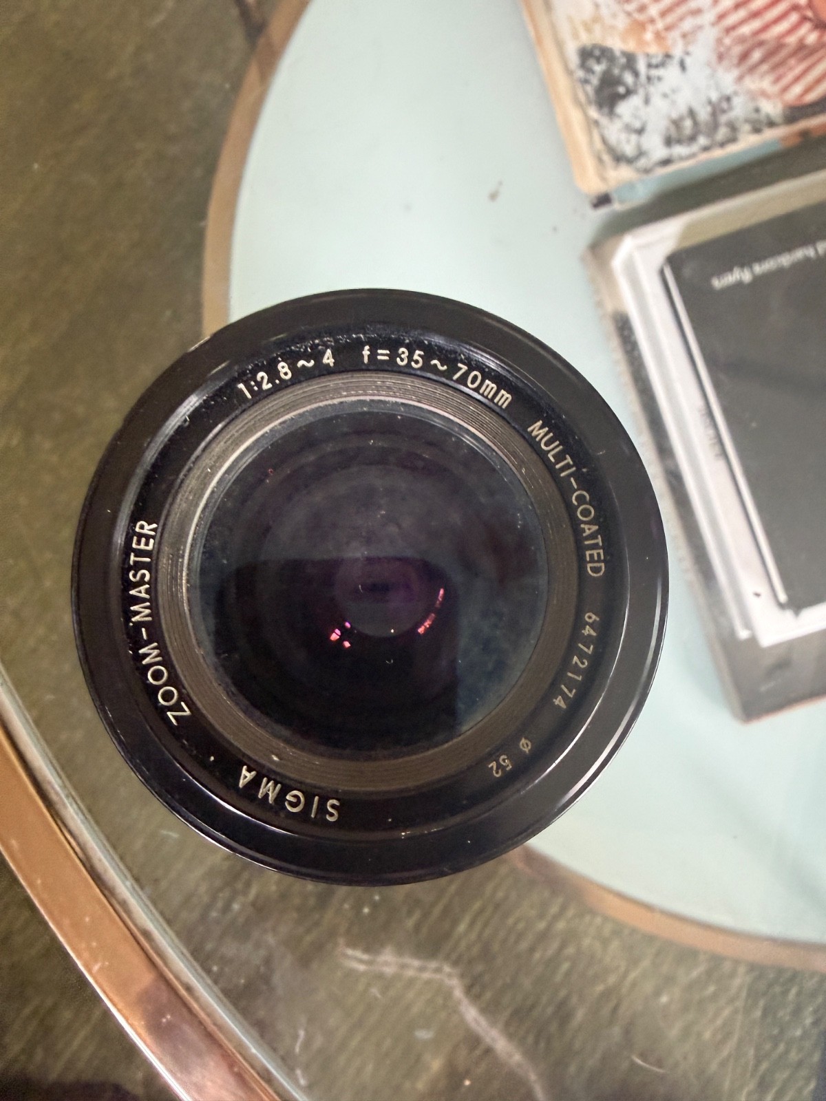 Sigma Zoom-Master 35-70mm f/2.8-4 Multi-Coated Lens for Canon/ Cap and case
