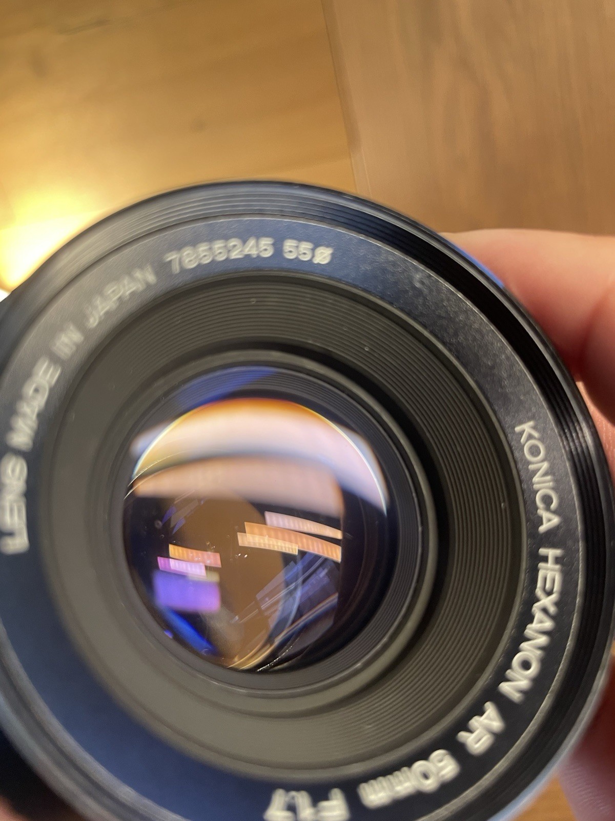 *2Lens Set : Almost Mint & Exc+5* Konica Hexanon AR 50mm F/1.7 & 28mm F/3.5 /JPN