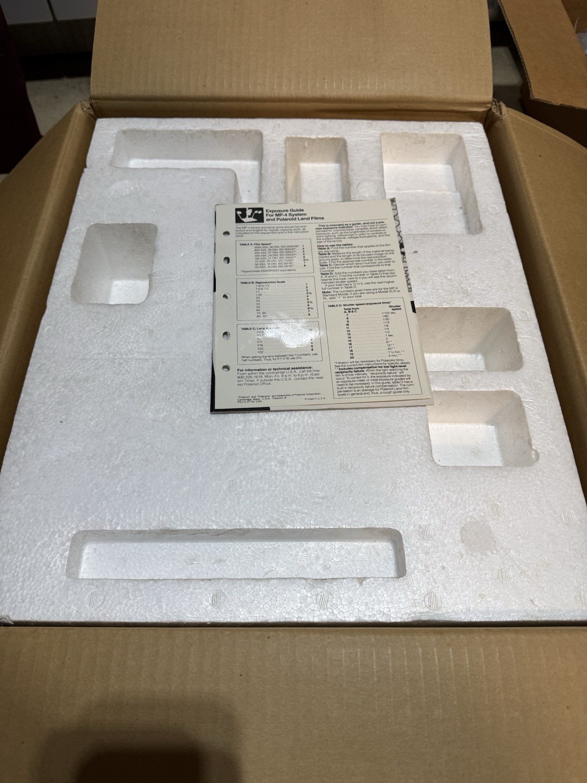 Polaroid MP4 Land Camera, Open Box / New