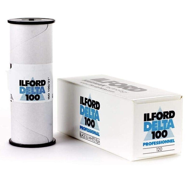 10 Rolls llford Delta 100 Professional 120 Fine Grain Black & White Film