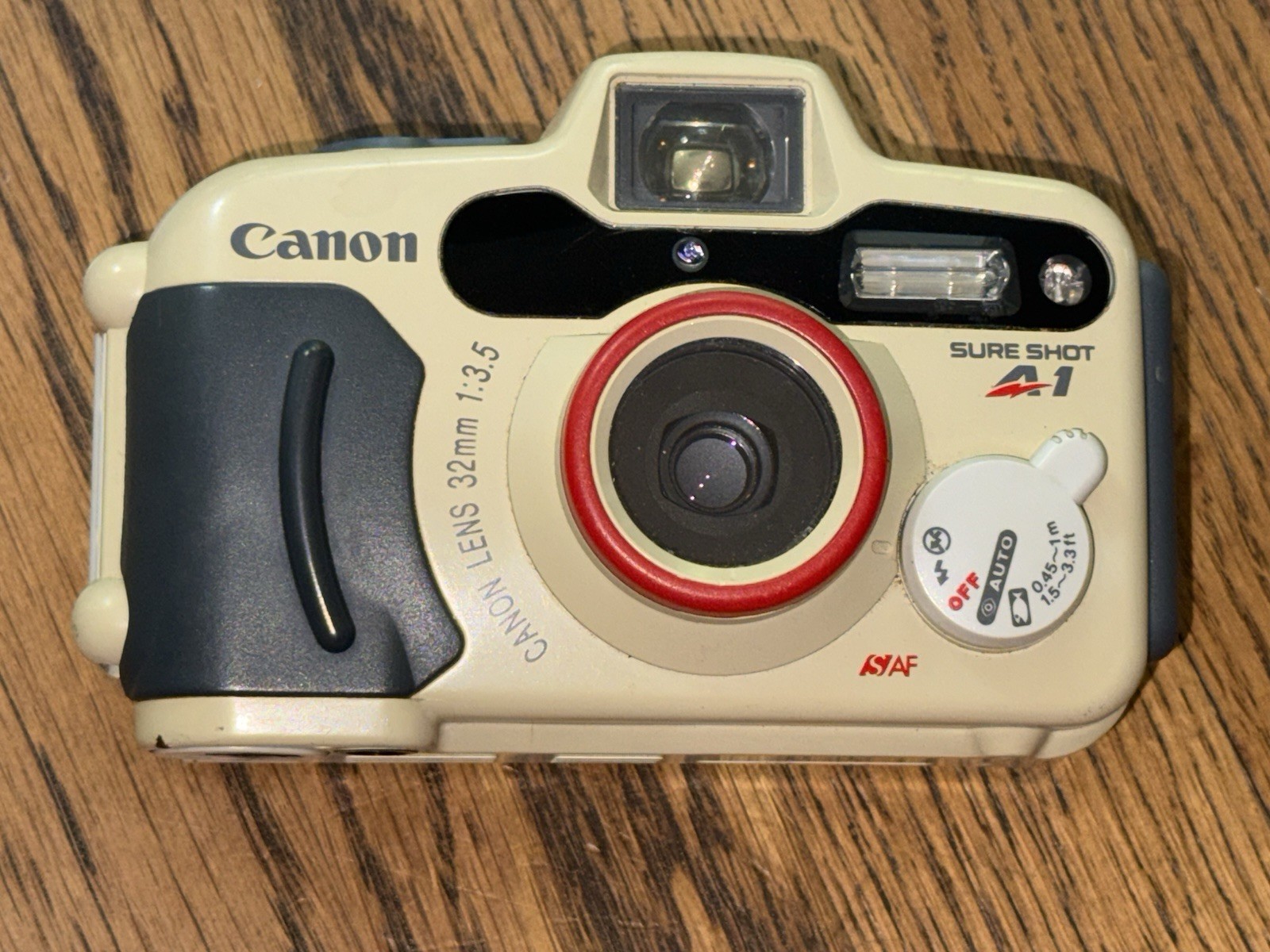Canon Sure Shot A-1 35mm Point & Shoot Auto Focus Waterproof Flash w/ Case