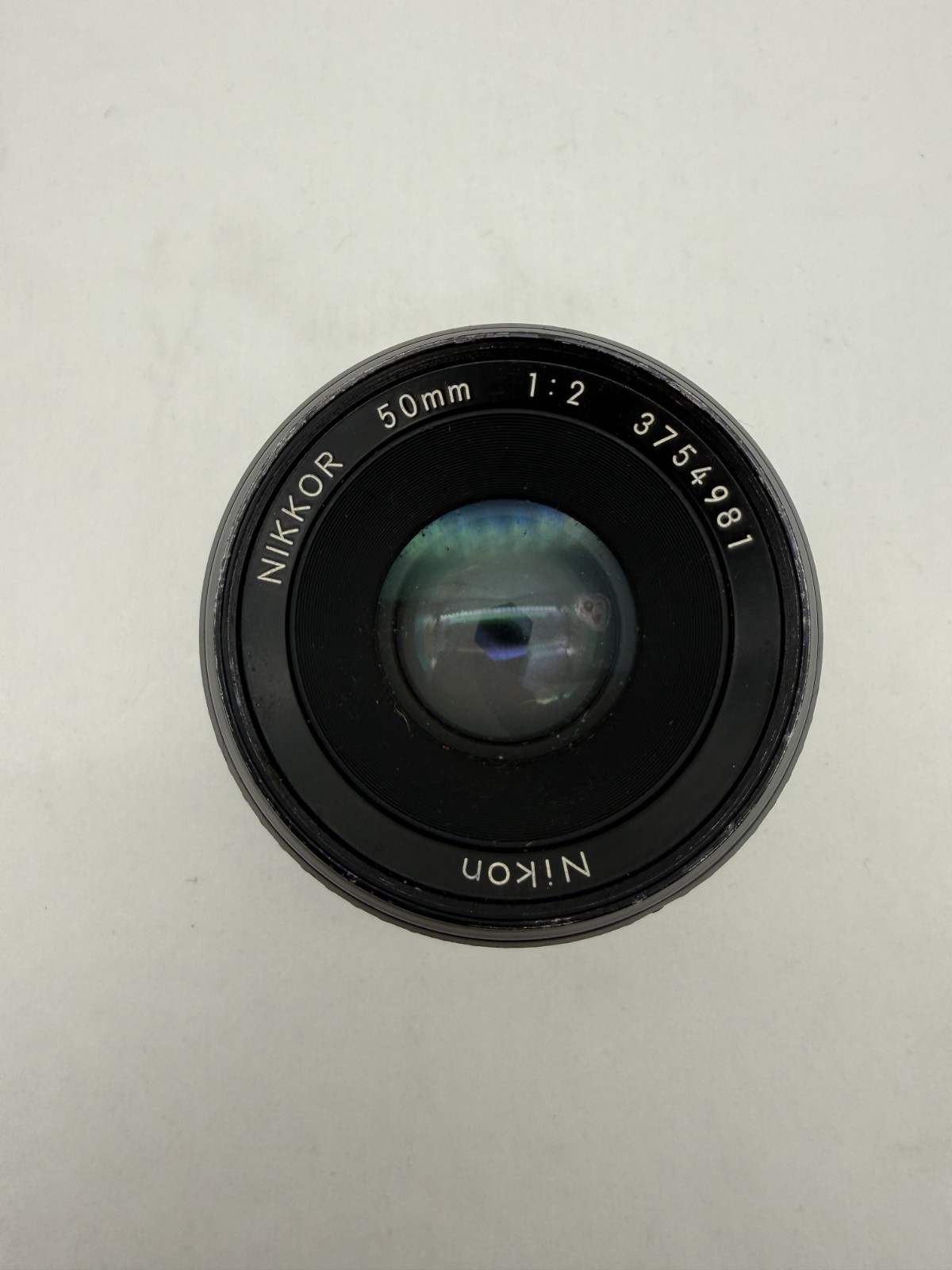 Nikon Nikkor Standard 50mm 1:2 Fixed Manual Focus F-Mount Lens 3754981