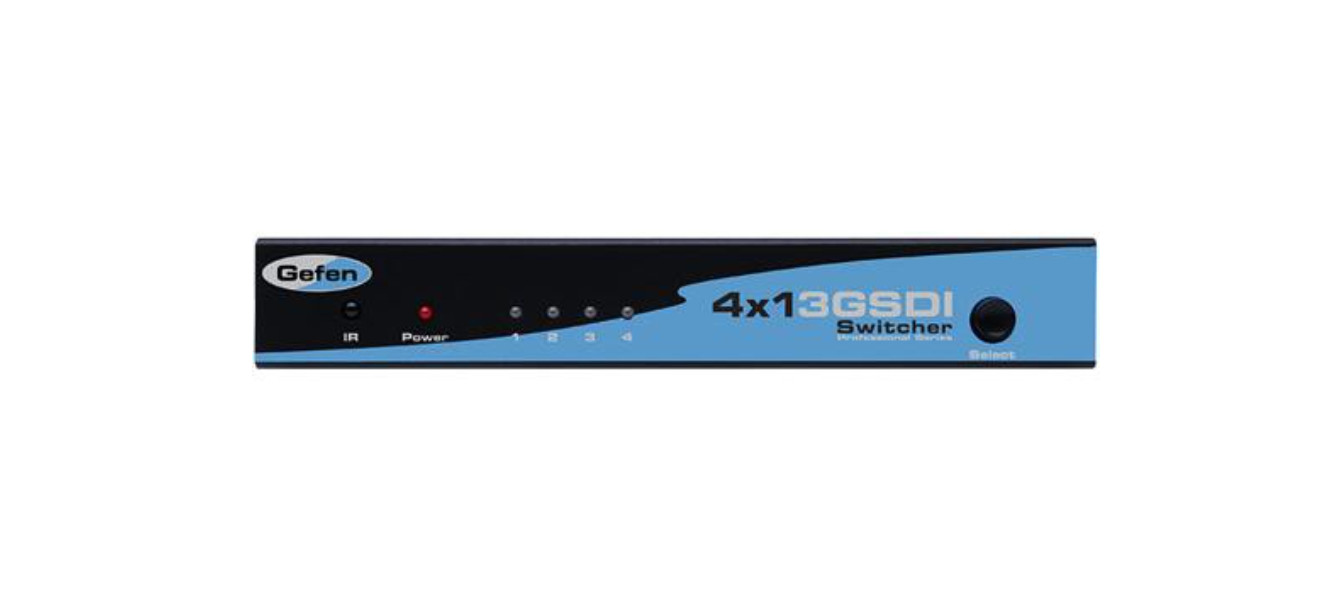 New Gefen 3G-SDI Switcher 4×1 1080p HD SD SDI 3G 4 to 1 Video Distribution SMPTE