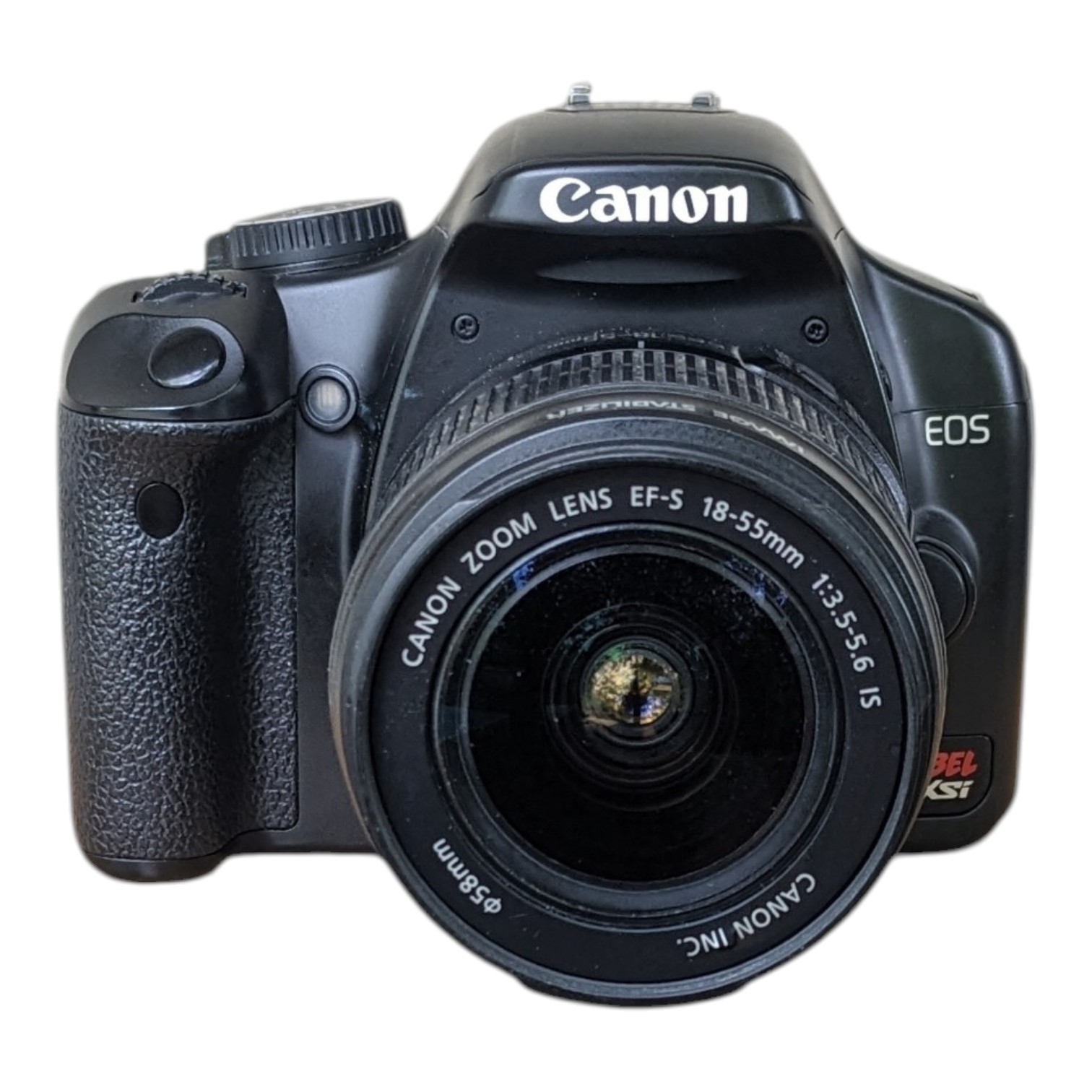 Canon EOS Rebel XSi DSLR Black Digital Camera 18-55mm Lens Tested No Charger