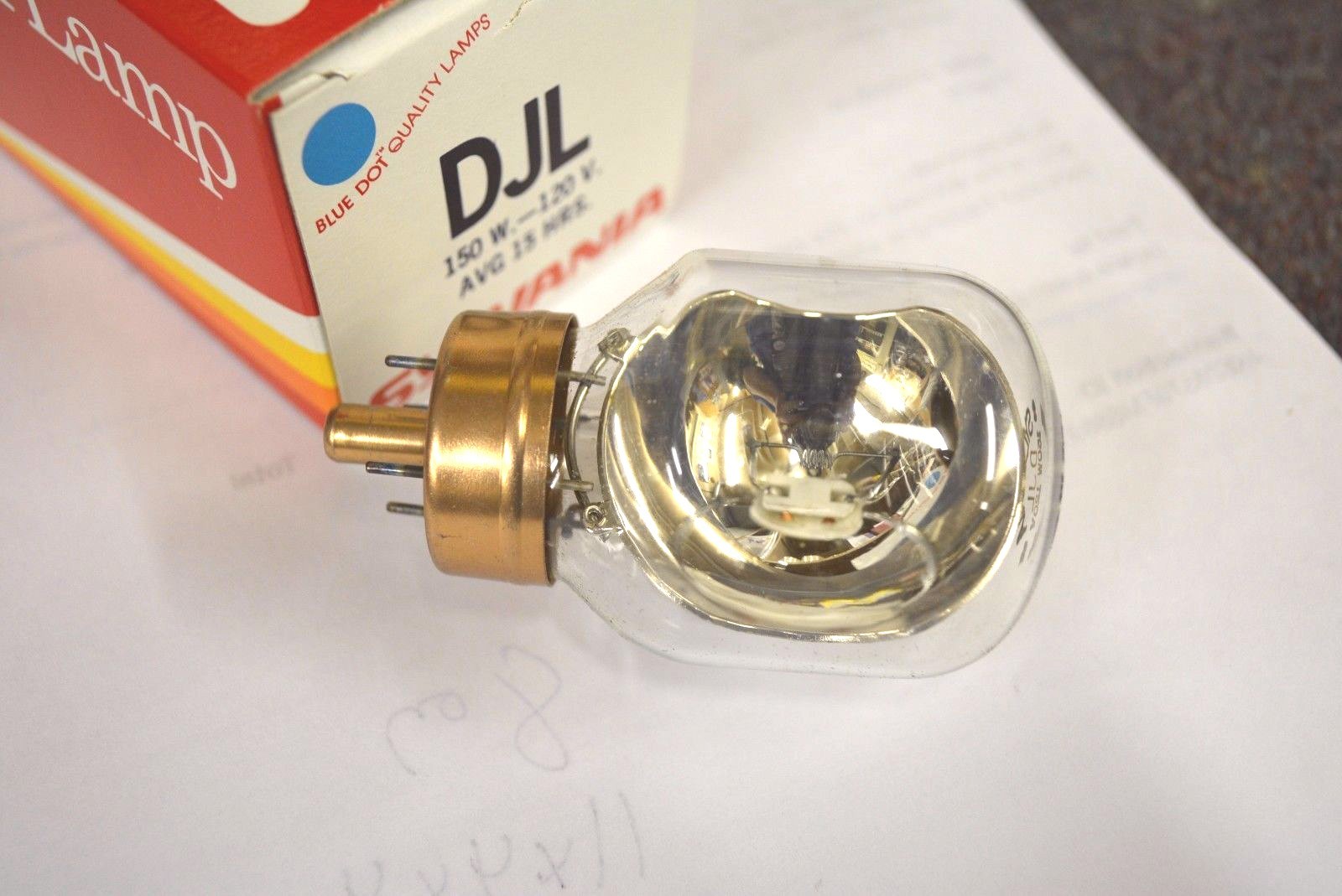 DJL 150W 120V Photo Projection LIGHT BULB Studio LAMP 8mm Projector NEW GE 29338