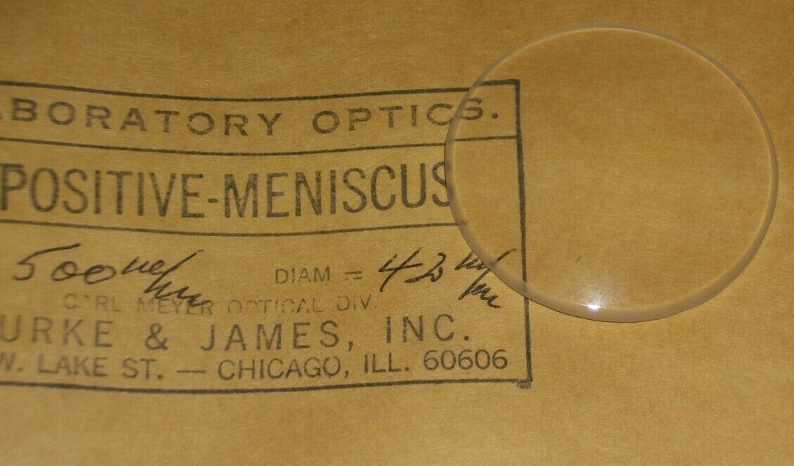 CARL MEYER USA Lens POSITIVE MENISCUS Choose FL 28mm to 2000mm NEW