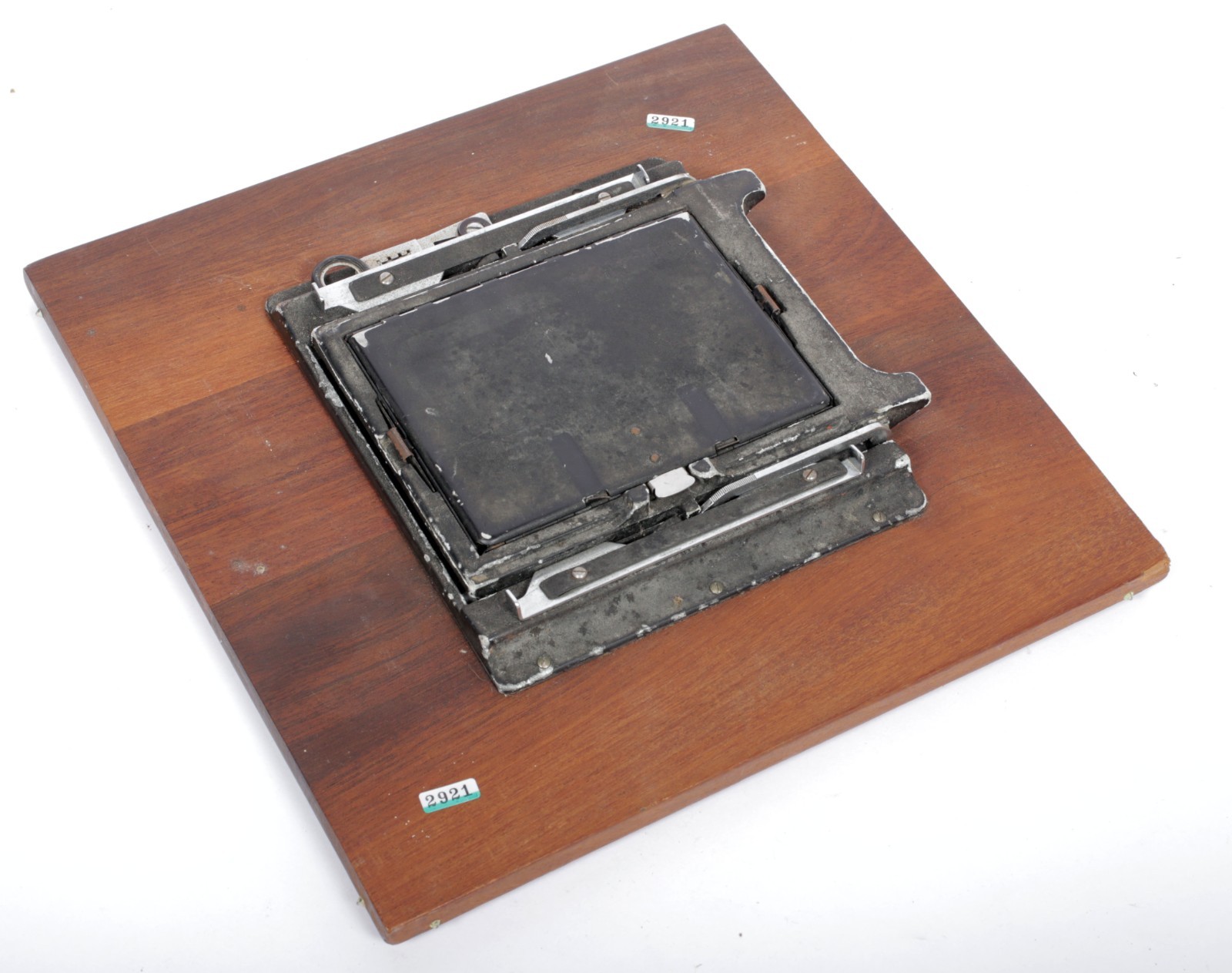 Burke and James 8X10 – 4X5 reducing back grover tail bed and others #2921