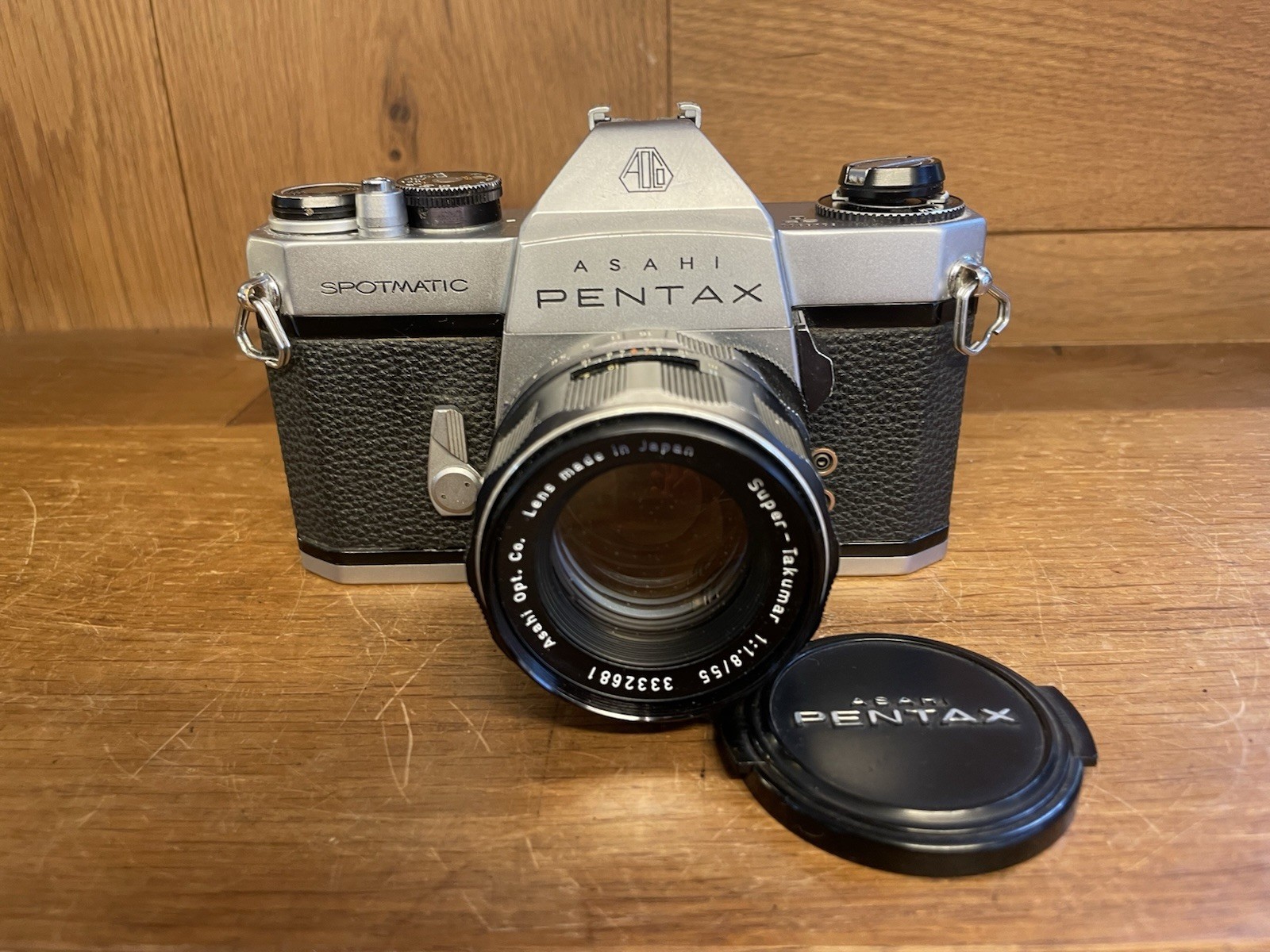 *Near Mint++* Pentax Spotmatic SPII SP II Camera Super Takumar 55mm F/1.8 /Japan