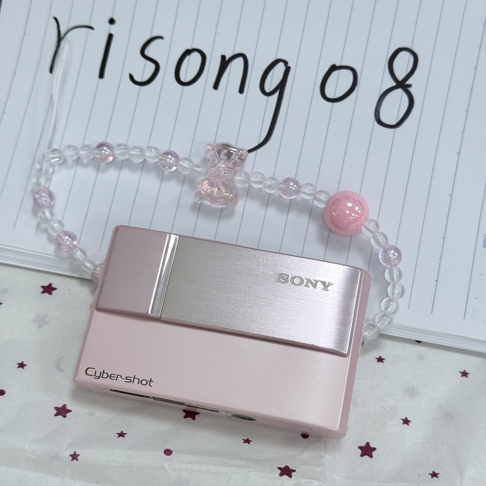 Pink Sony Cyber-shot DSC-T10 7.2MP 3x Optical Zoom Digital Camera 95% New