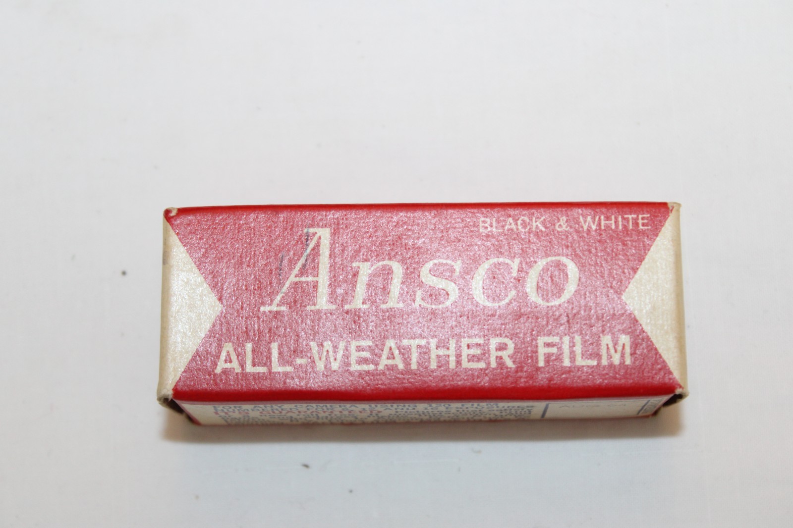 Vintage Ansco 120 Ansco All Weather Pan Expired Black White Film Exp 08/1964
