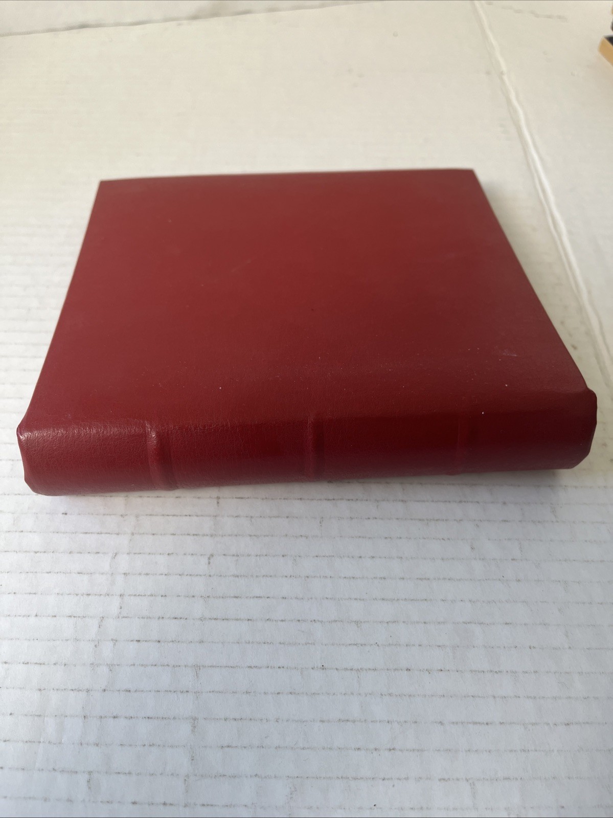 Gallery Leather Travel Photo Album 4×6 3×5 Archival Red Made in USA 50 Photos
