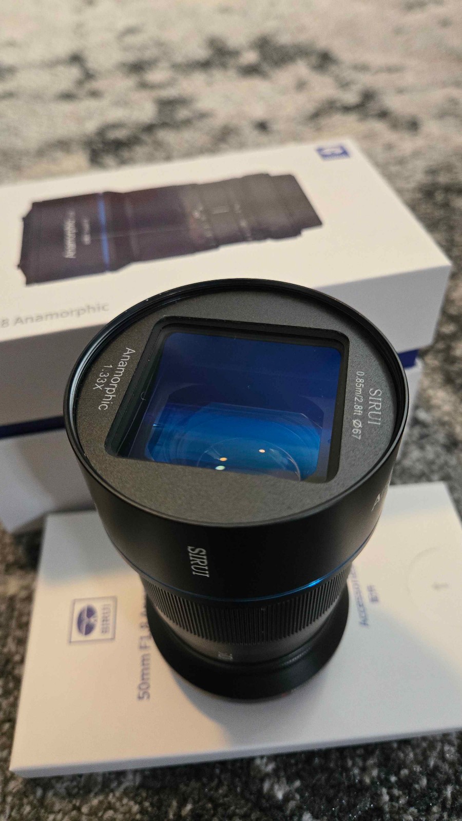 Sirui 50mm f/1.8 Anamorphic 1.33x Lens For RF-mount