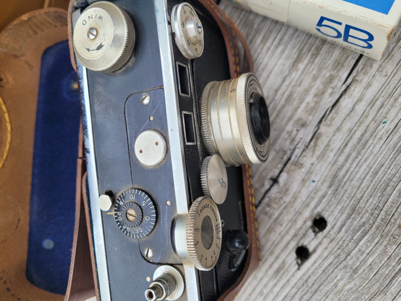 Vintage Circa 1930s to 1960s Argus C3 35mm Film Camera With Flash