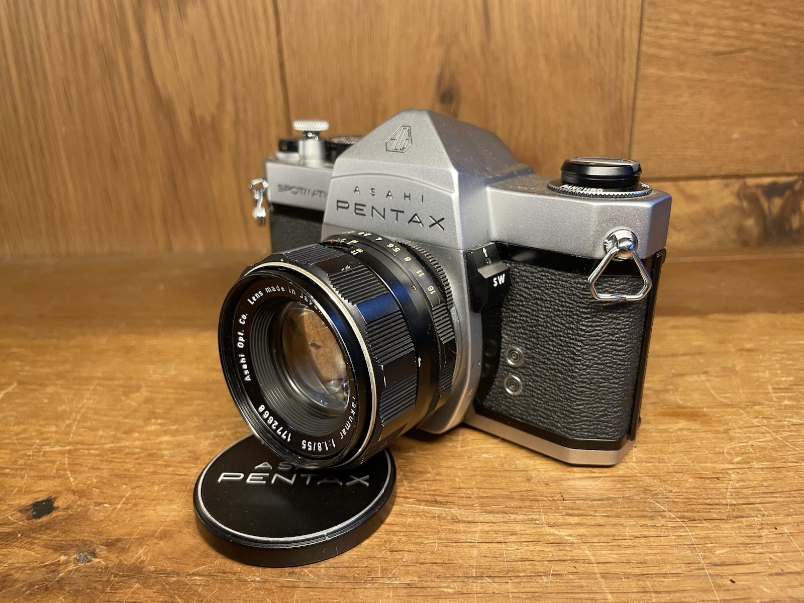 *CLA’d : Near Mint ++* Pentax Spotmatic SP Film Camera Super Takumar 55mm F/1.8