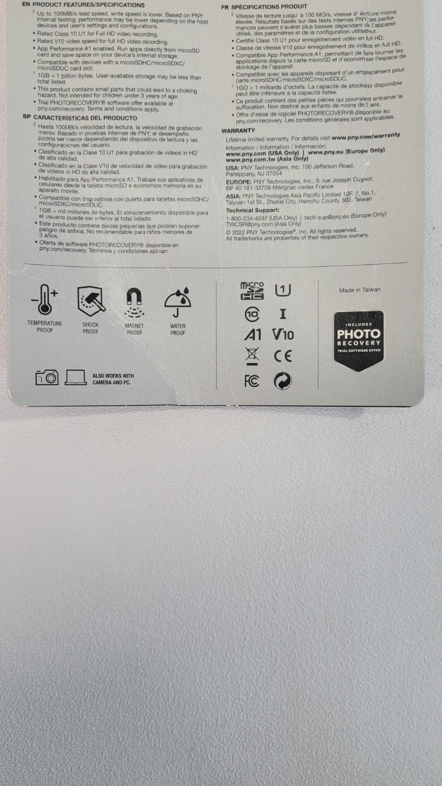 Four PNY 32 GB MicroSDHC Flash Card Elite