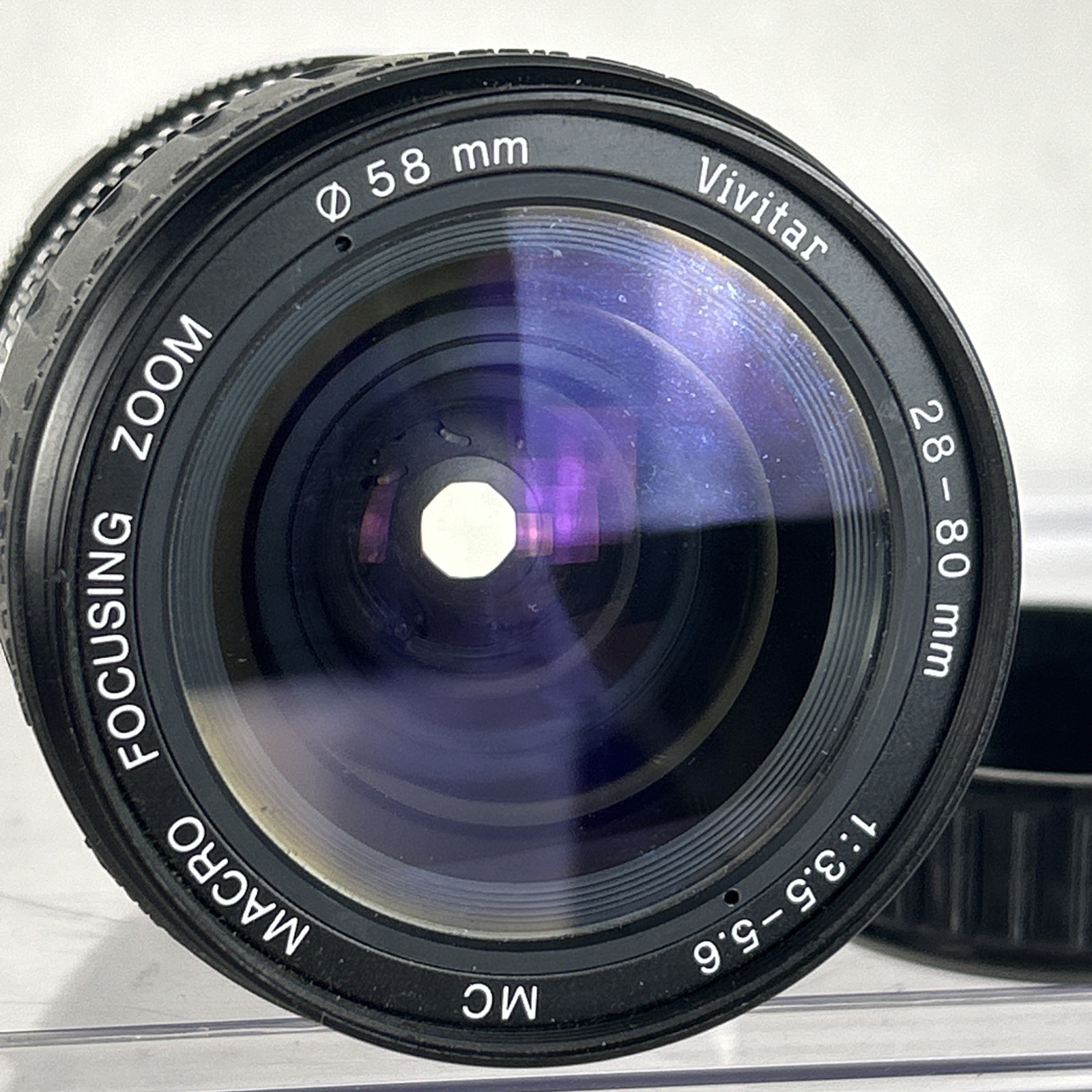 Vivitar 28-80mm f3.5-5.6 Macro 1:4x Zoom Lens Minolta Mount UNTESTED With Box