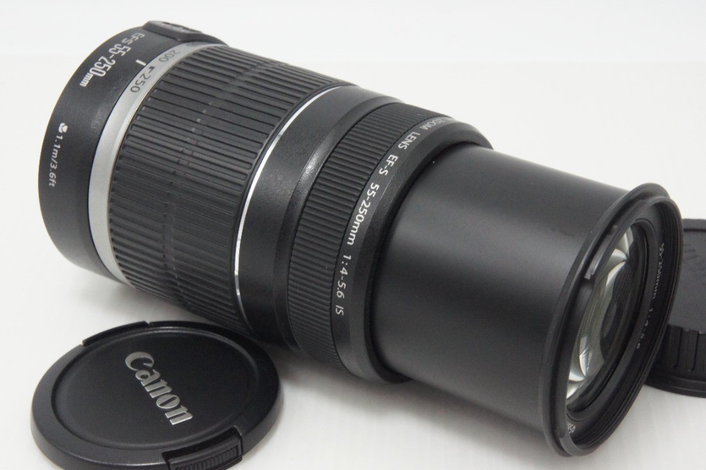 Canon EF-S 55-250mm F4-5.6 IS AF Zoom Lens for EOS EF-S #260703s