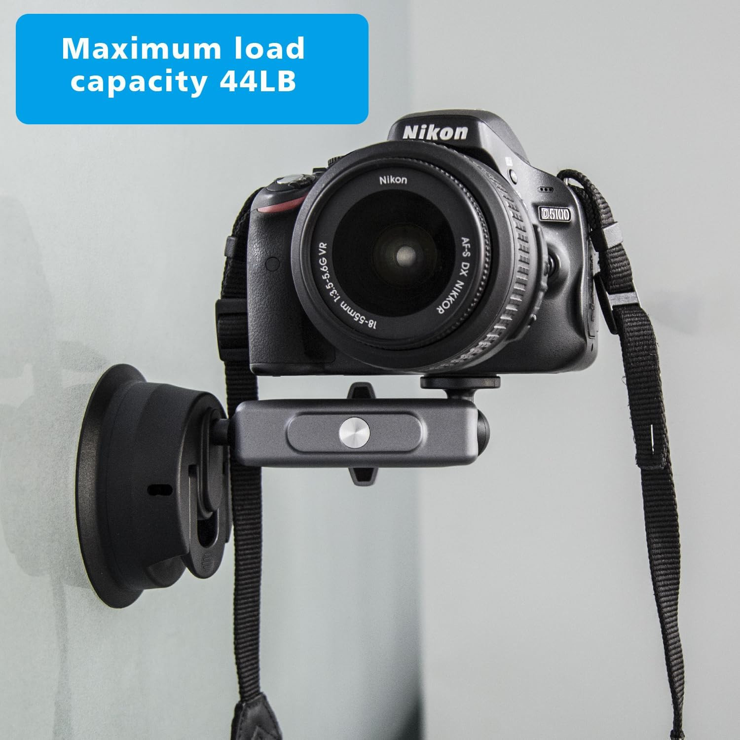 Suction Cup Mount, Car Camera Mount for Phone, Gopro, Canon, Nikon, Sony, Digita