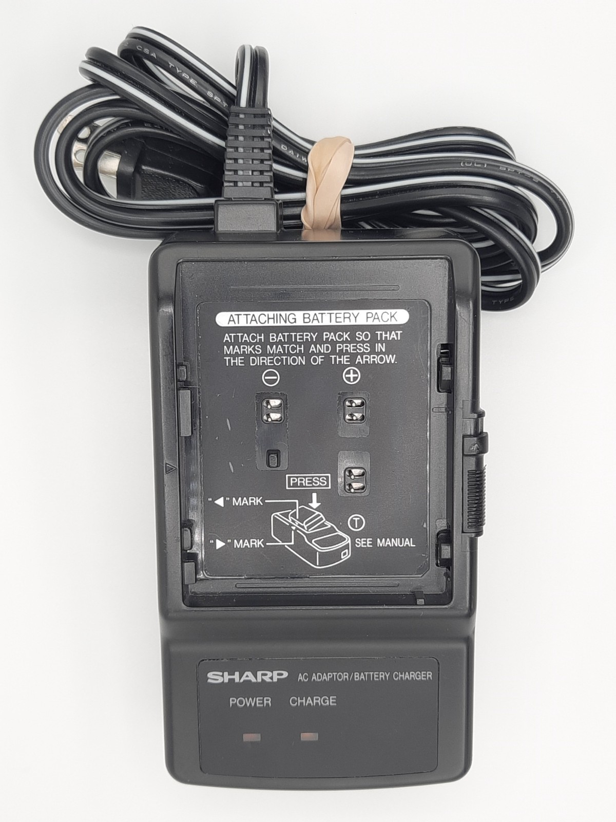 Genuine Sharp UADP-0226TAZZ Camcorder Battery Charger AC Adapter, Tested Working
