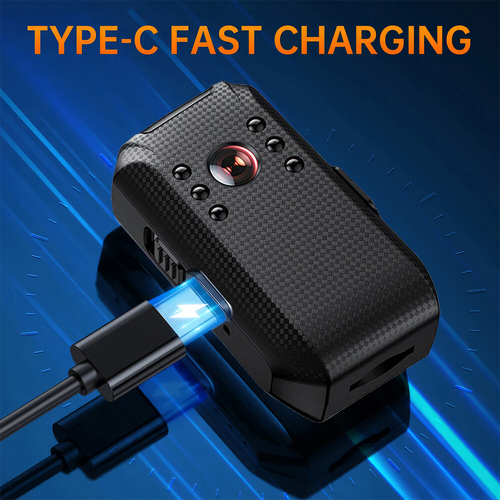 Upgraded Body Camera with Audio & Video Recording Cam Mini Police Worn Bodycam