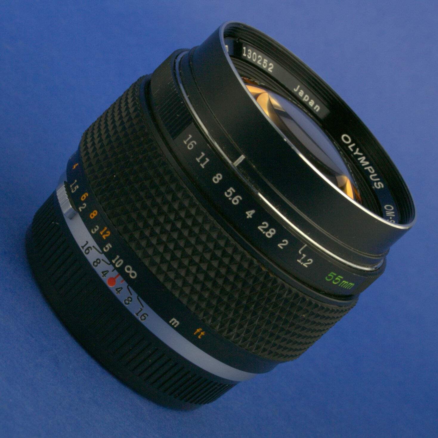 Olympus OM 55mm 1.2 Auto-S Lens