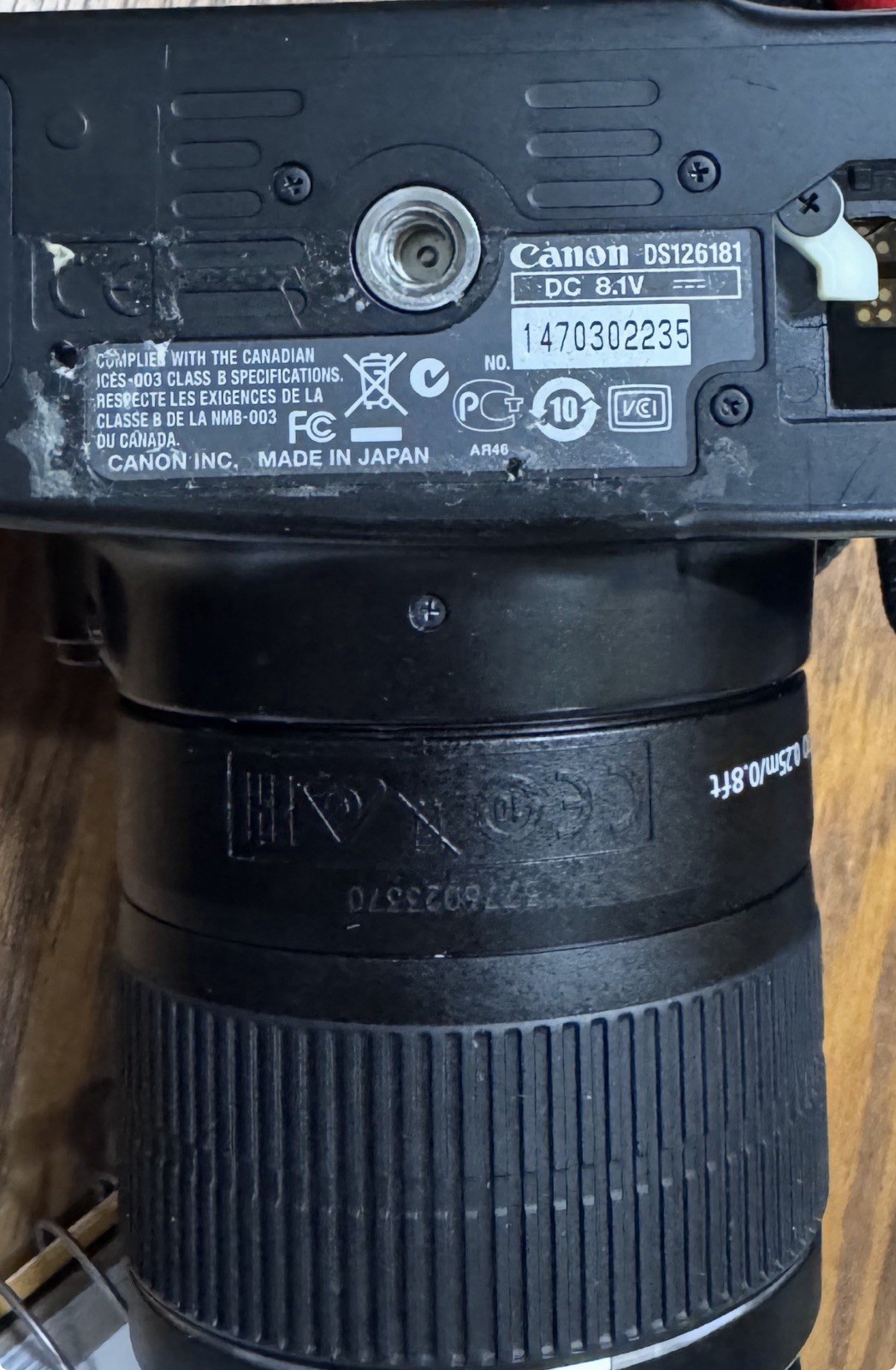 CANON EOS REBEL XSI with accessories and 18-55mm Lens