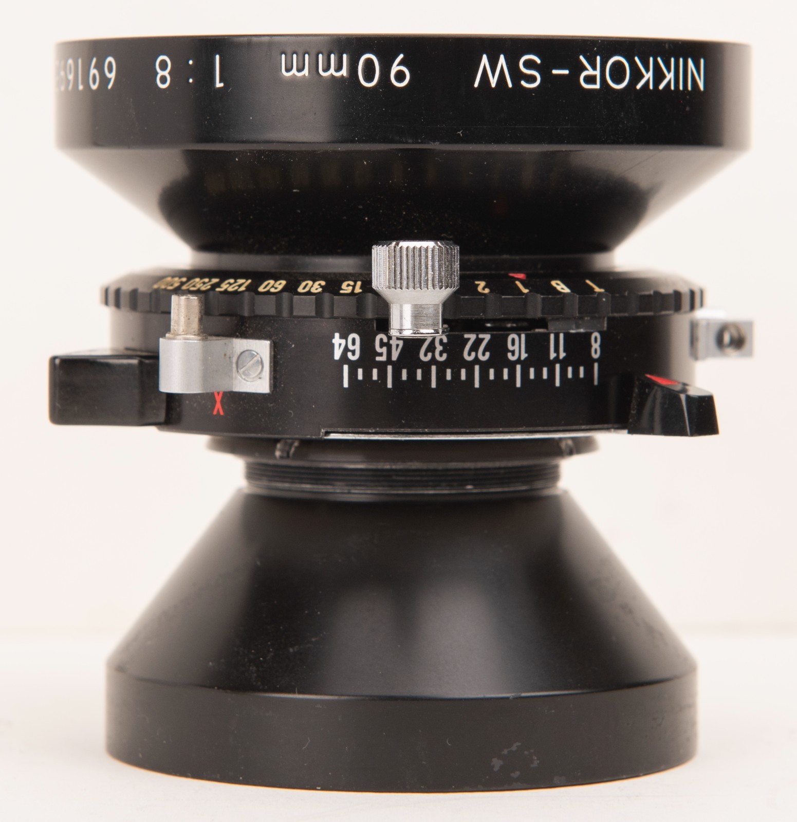 Nikkor-SW 90mm F/8 Nikon Wide Angle Lens Large Format Lens Copal 0 Shutter Used