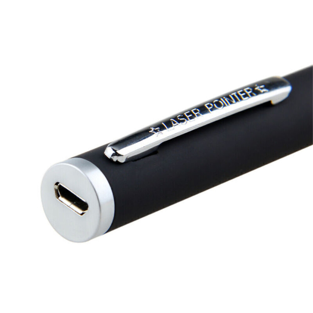 1KM 532nm Green Laser Pointer Astronomy Star Pen USB Rechargeable Lazer 5mW