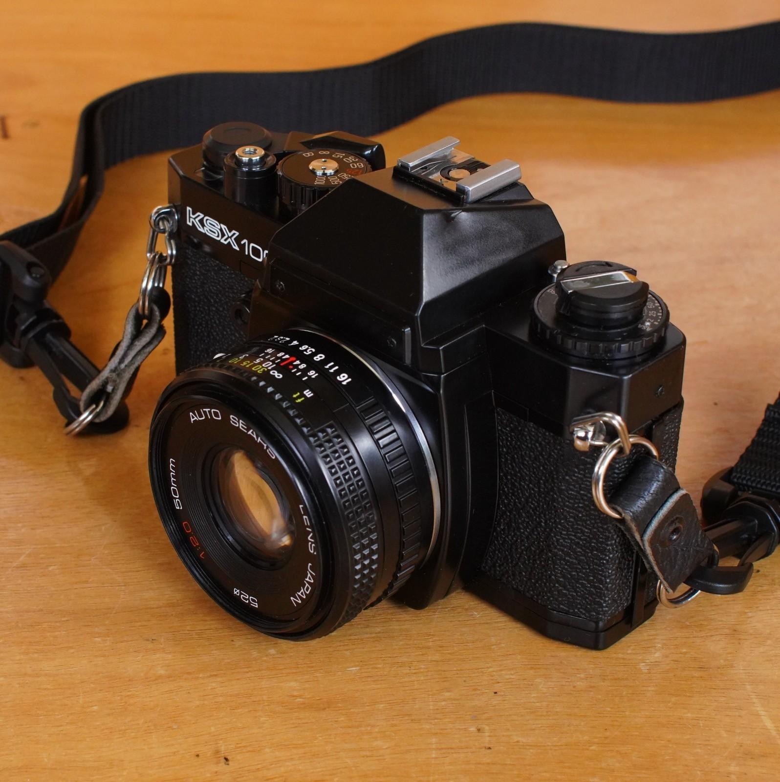 Sears (Ricoh) KSX-1000 35mm Film Camera w/ fast 50mm F2.0 Lens VGCond