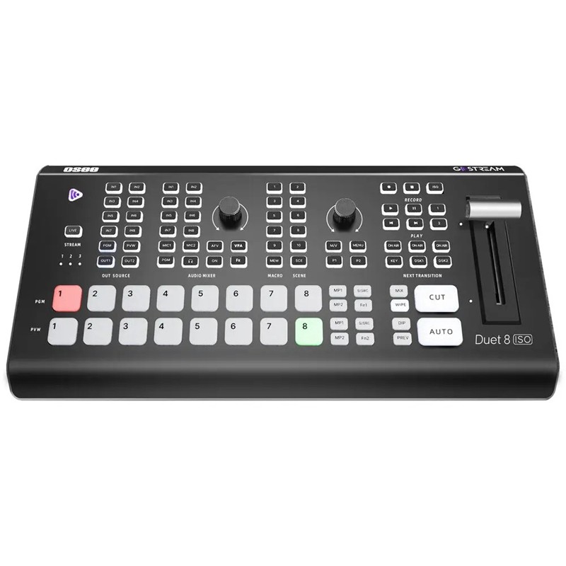 Osee GoStream Duet 8 ISO 4 HDMI&SDI Inputs 4 Stream Inputs Video Switcher