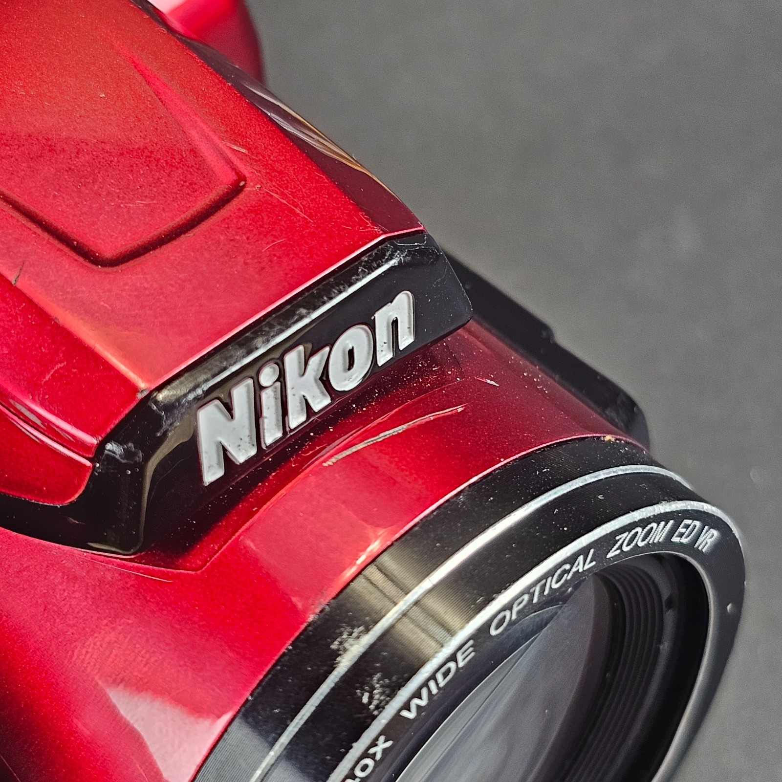Nikon COOLPIX B500 Red 16MP 40x Optical Zoom Digital Camera Wi-Fi Bluetooth