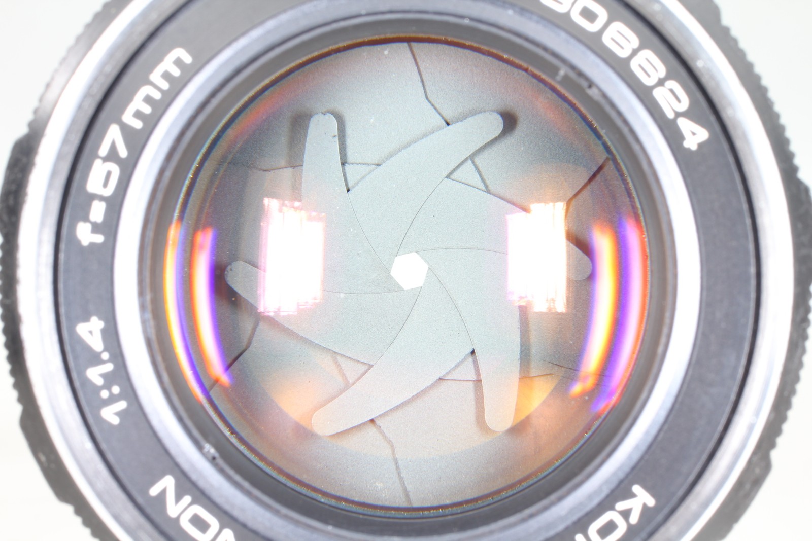 Read▶️[Opt. MINT] Konica Hexanon 57mm F/1.4 Standard Lens Konica AR Mount JAPAN