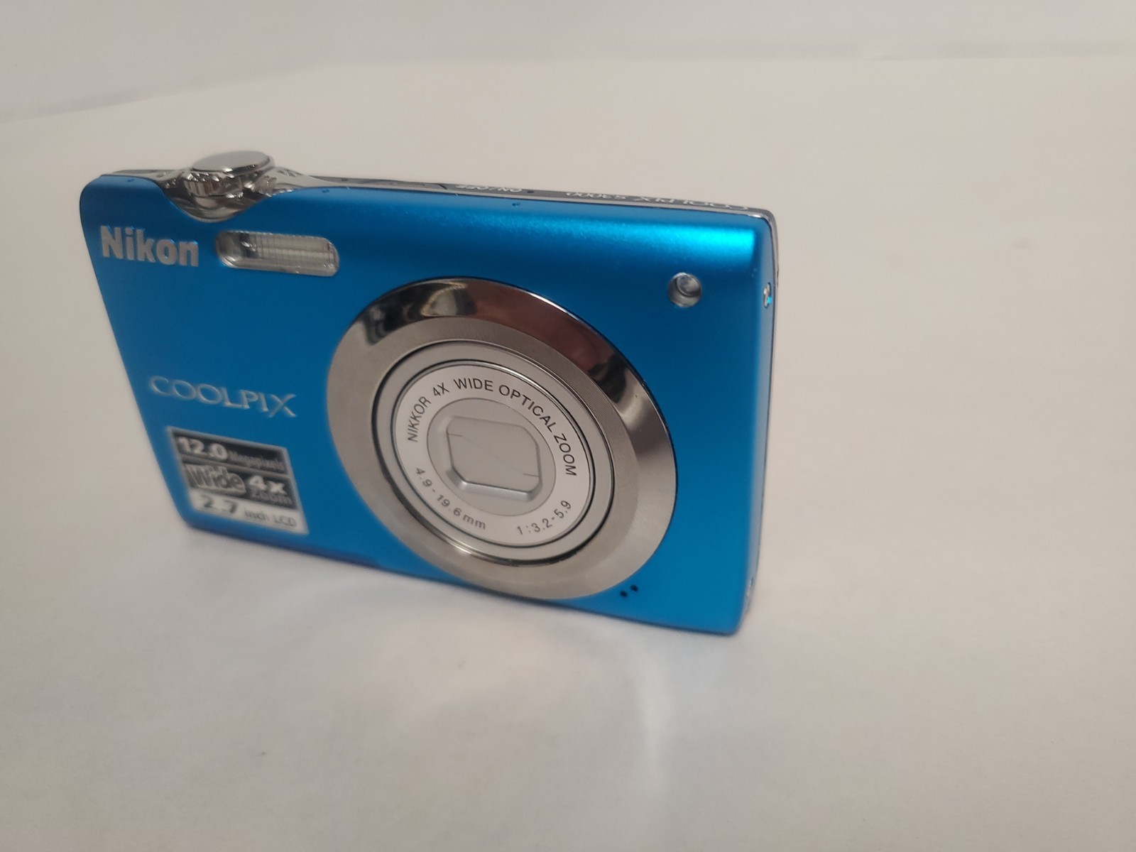 Nikon Coolpix S3000 Digital Camera 12.0MP 4x Zoom Parts English Blue/Teal