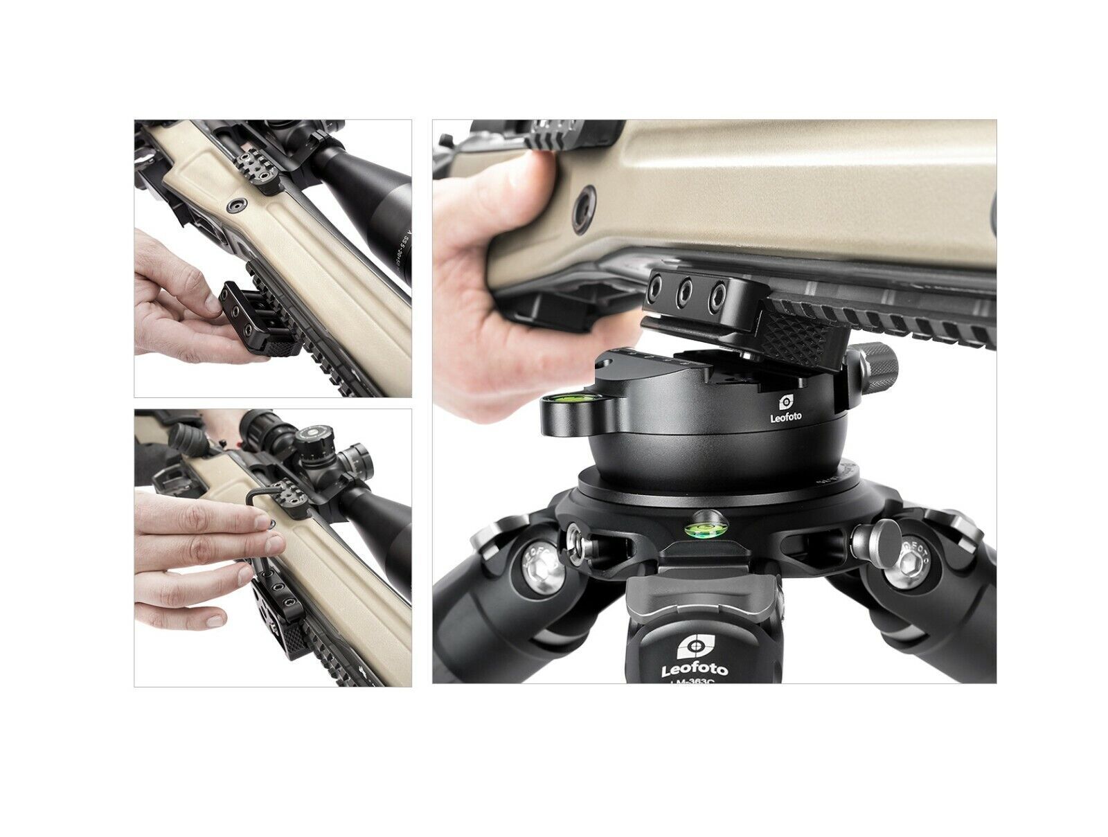 Leofoto YB-100SK Leveling Base with Handle for 100mm Bowl
