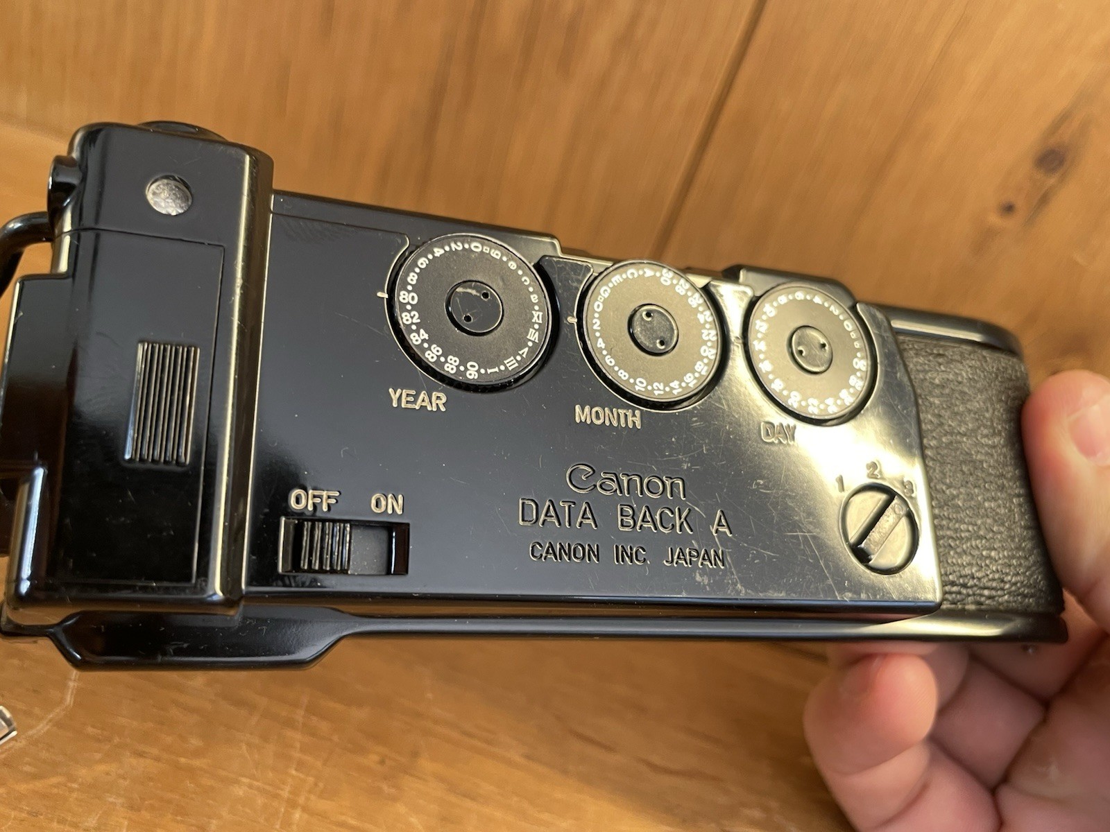 *Near Mint ++* Canon Data Back A for A-1 AE-1 AE-1 Program From Japan