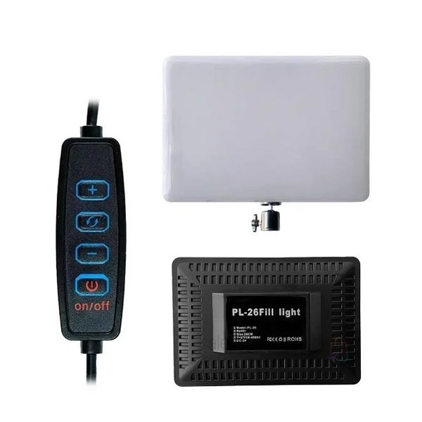 LED Photography Fill Light PL-26 for Photo and Videography