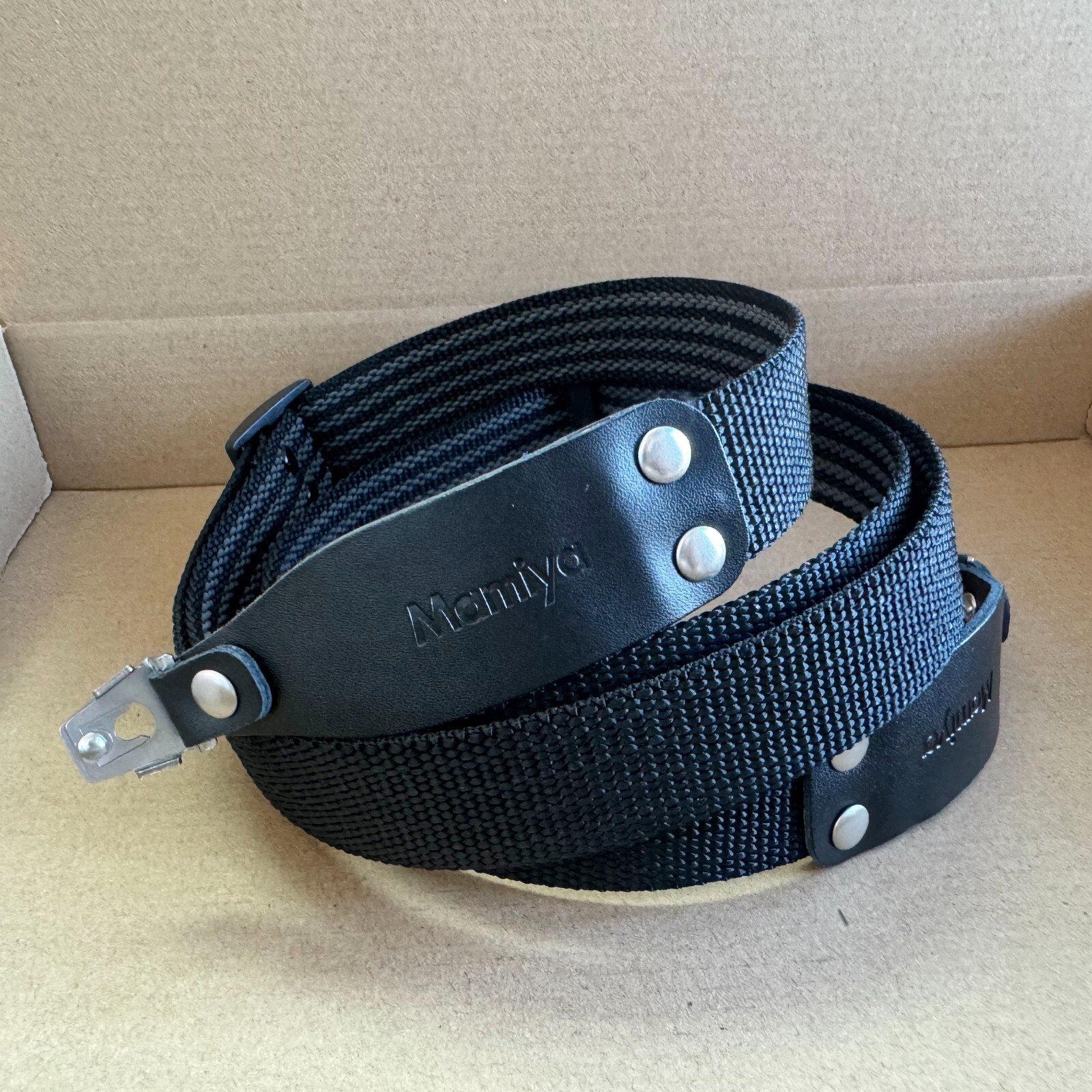 Black Adjustable Nylon Shoulder Strap For Mamiya 645 M645 1000S C220F C330 C330S