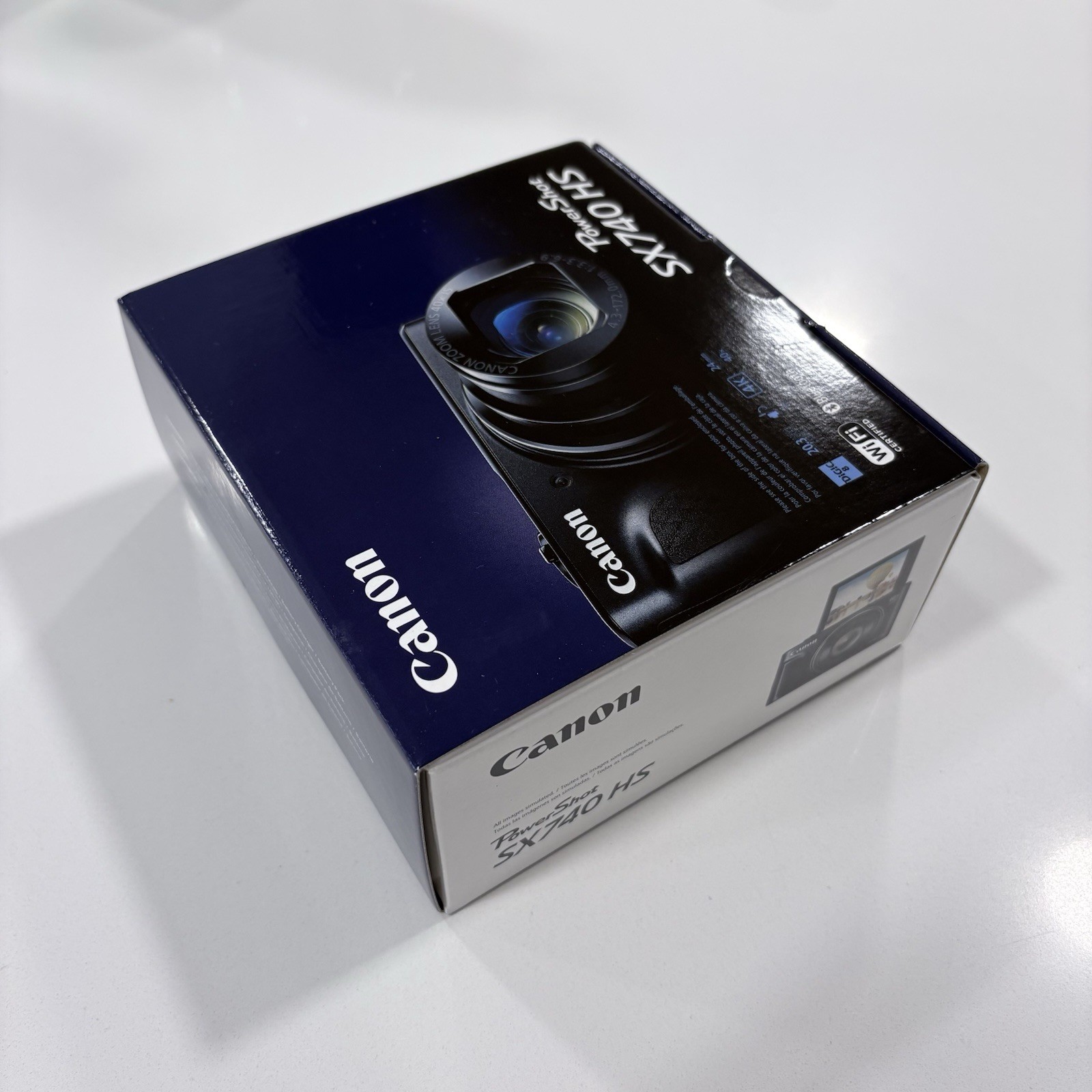 Canon PowerShot SX740 HS 20.3MP 4K Digital Camera 40x Optical Zoom Wi-Fi Black