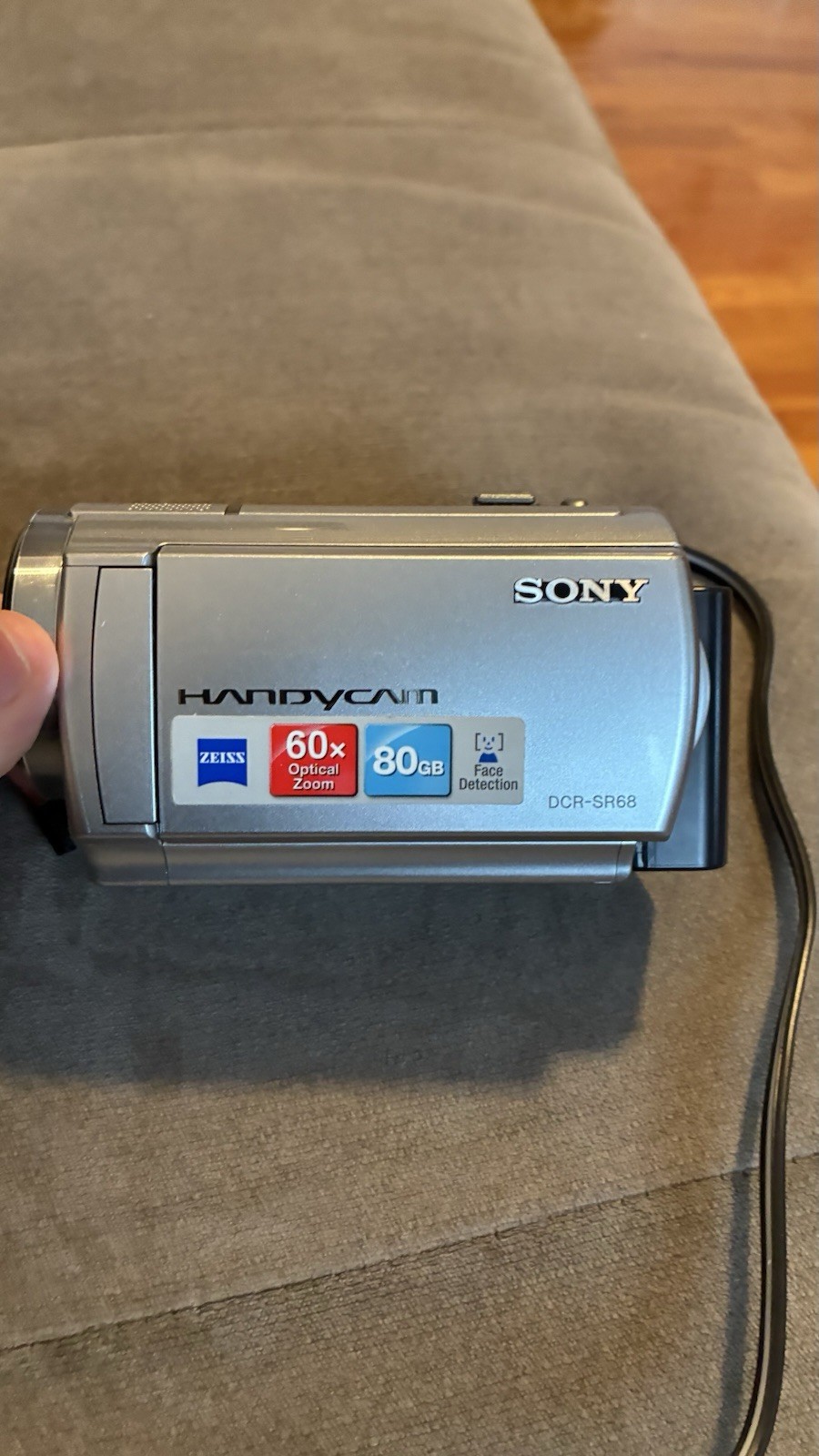 Sony Handycam DCR-SR68 Standard Definition Camcorder (Silver) 80GB HDD