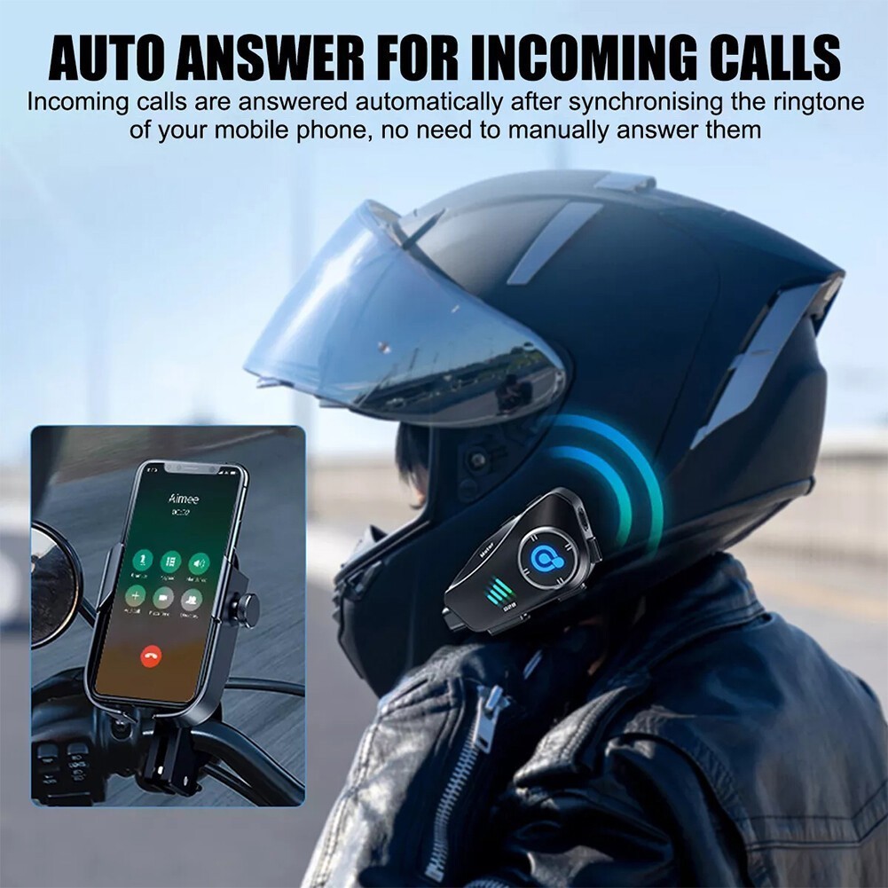 Motorcycle Helmet Headset with HD Camera 1080P Video Motorbike Helmet Bluetooth
