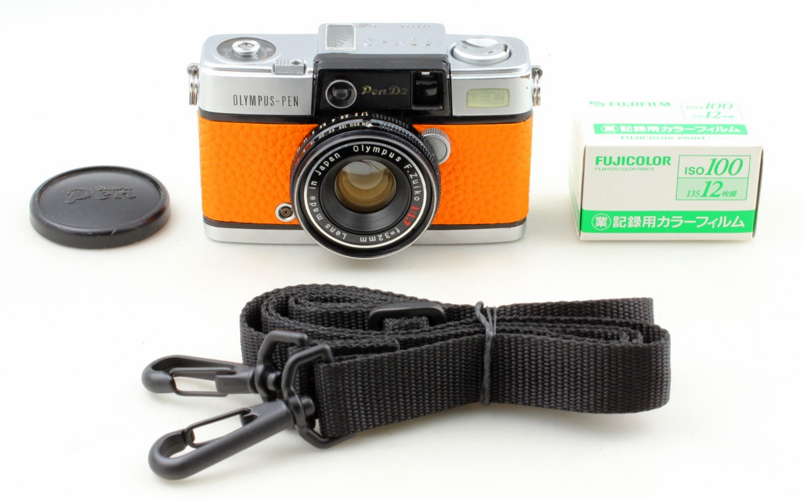 Repaired/Tested [MINT] Olympus PEN D3 35mm Half Film Camera 32mm f1.7 Lens JAPAN