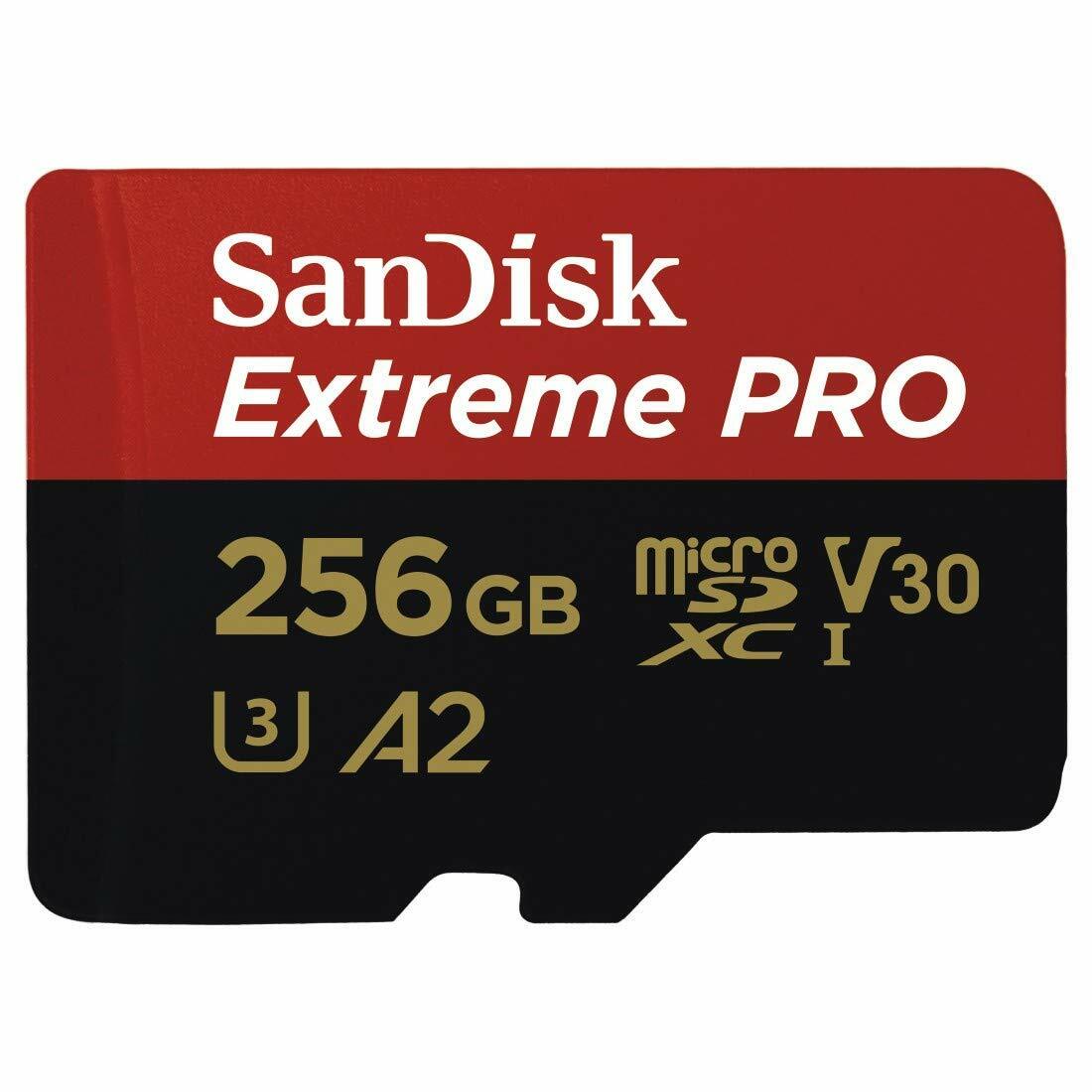 Sandisk MicroSD Extreme Pro Memory Card 32GB 64GB 128GB 256GB 512GB Nikon Cannon