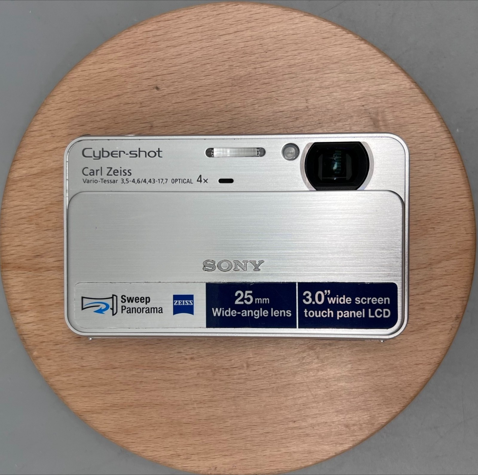 Sony Cyber Shot DSC-T99 CCD 14.1MP 4x Optical Zoom Digital Camera Silver