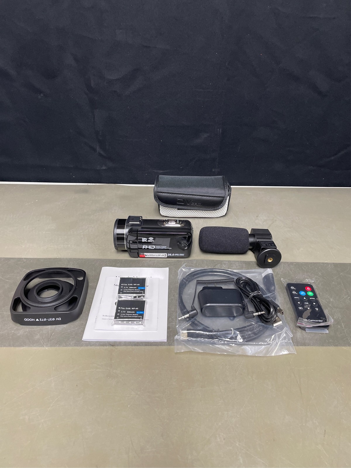 Video Camera Camcorder Full HD 1080P 30FPS 24.0 MP IR Night Vision Vlogging Came